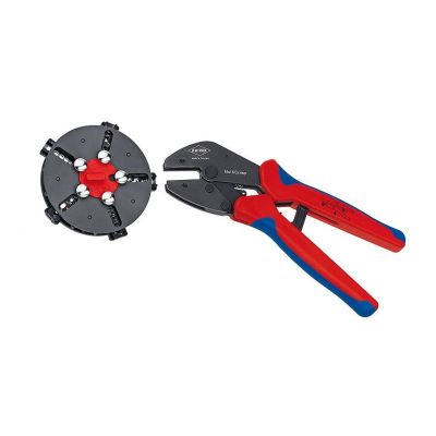 2. Knipex 97 33 02 Cable Crimping Tool Crimping Tool Blue, Red