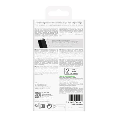 3. Puro Frame Tempered Glass with Black Frame for Samsung Galaxy S25 Ultra