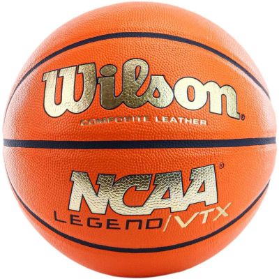 Wilson NCAA Legend VTX BSKT Orange/Gold Size 7 Basketball