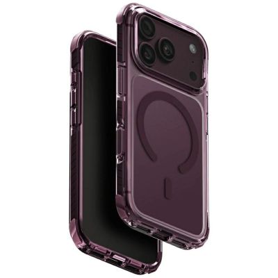 Uniq Combat Magclick Charging case for iPhone 18 Pro / 17 Pro - burgundy