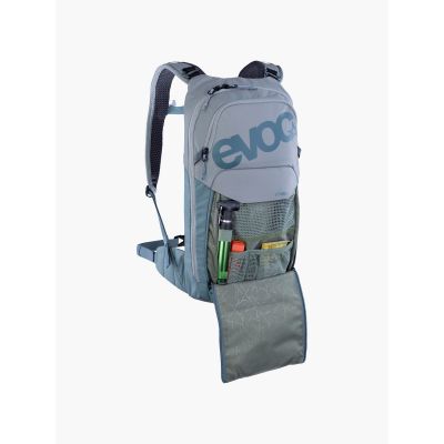 4. EVOC Stage 6 stone bike backpack - steel