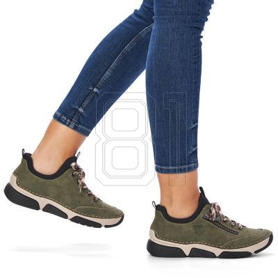 13. Comfortable Rieker W RKR610 green shoes