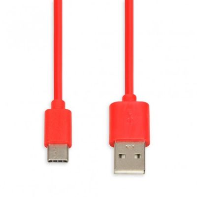 2. IBOX IKUMTCR cable (USB 2.0 type A - USB type C; 1m; red)