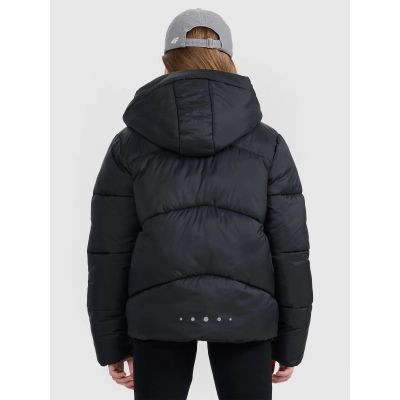 2. Girls' down jacket with synthetic filling 4F 4FJRAW25TDJAF0817-20S