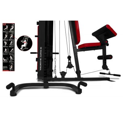 2. Multigym PRO BMG 4700 bench with weight stack 66kg