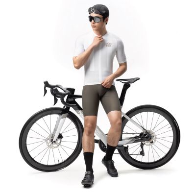 4. Rockbros YDDX011 Diamond Short Sleeve Cycling Jersey Size XXL - White