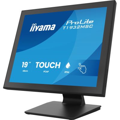 19. iiyama ProLite T1932MSC-B2S computer monitor 48.3 cm (19") 1280 x 1024 px SXGA LED Touchscreen Black