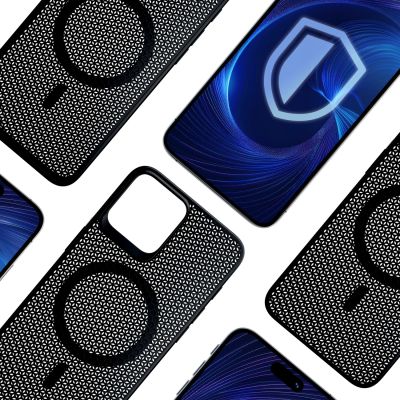 9. 3mk COOLing MagCase for Apple iPhone 14 plus / 15 plus - black