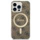 3. Set Guess GUBPP13LH4EACSW Case+ Charger iPhone 13 Pro brown/brown hard case 4G Print MagSafe