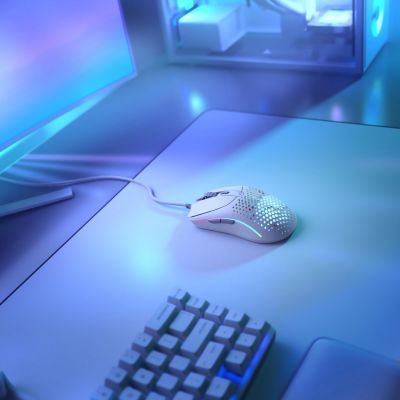 10. Glorious Model O 2 White Mouse
