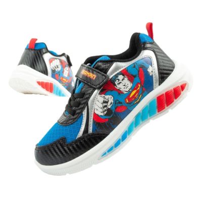 Leomil children's sports shoes sneakers for boys Superman LED