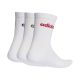 6. adidas Linear Crew Cushioned Socks 3 Pairs white KD1716