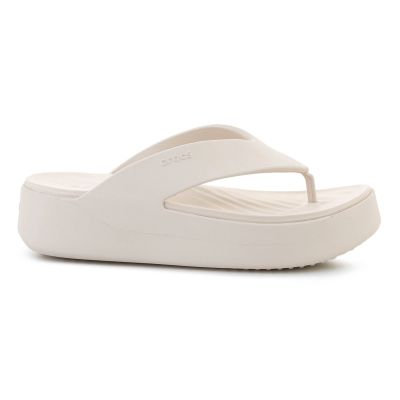 6. CROCS GATAWAY PLATFORM FLIP STUCCO 209410-160