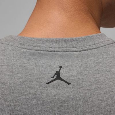 3. Men's Air Jordan MVP Jumpman Crew T-shirt Gray - FZ1919-091