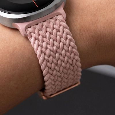 6. Tech-Protect NylonMag Strap for Samsung Galaxy Watch 40/44/46mm - Pink