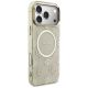 4. Guess IML Peony Dot MagSafe Case for iPhone 17 Pro Max - Beige