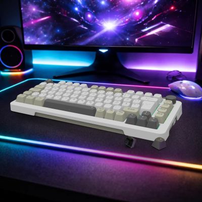 6. Inca IKG-455 Gaming Keyboard USB + RF Wireless + Bluetooth QWERTY German White