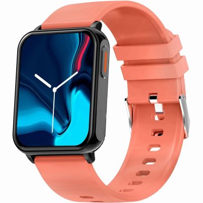 3. Smartwatch Gravity Red Black 2 Straps GT17-10