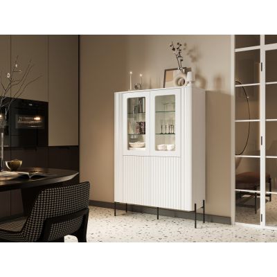 3. VERA display cabinet 110x40x160 white matt
