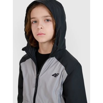 2. Boy's transitional jacket 4F 4FJWSS25TJACM185-25S