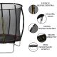 20. DUNLOP PREMIUM TRAMPOLINE WITH INNER NET, diameter 244cm