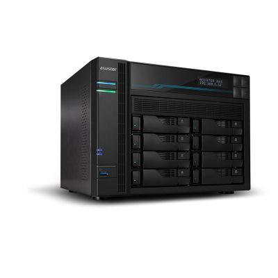 7. AS6510T NAS; LOCKERSTOR 10, 10x (3.5" SATA HDD/ 2.5" SSD), Intel ATOM C3538, 8GB DDR4 SODIMM (max. 64GB), 2x 10GbE, 2x 5GbE, 2x M.2 2280 NVMe PCIe 3.0, 2x USB 3.2