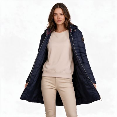 6. Women's parka Geographical Norway BEALIZE NAVY DB LADY 093 (WY4740F/GN-NAVY)