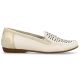 15. Rieker W RKR658 comfortable leather openwork shoes, beige
