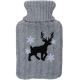 11. RUBBER HOT WATER BOTTLE IN ALPINA COVER 0.7L REINDEER