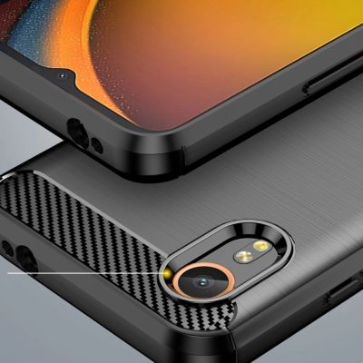 7. Tech-Protect TPUCarbon Case for Samsung Galaxy XCover 7 - Black