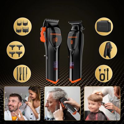 3. MAXGROOM WF-3908 multifunctional hair clipper with trimmer - black