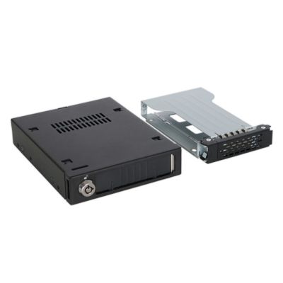 12. Icy Dock MB601VK-B drive bay panel Black