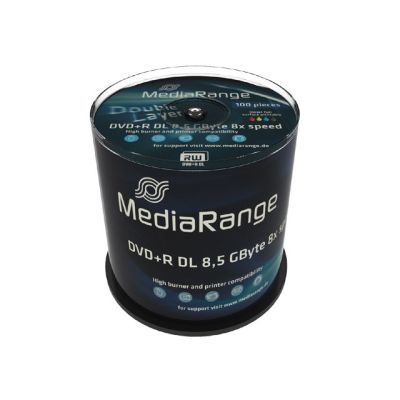 MediaRange MR471 DVD disc 8.5 GB DVD+R DL 100 pcs.