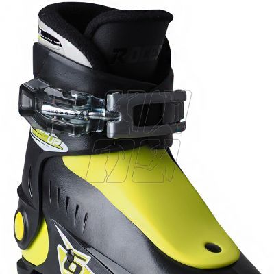 5. Roces Idea Up ski boots black-lime Jr 450490 18