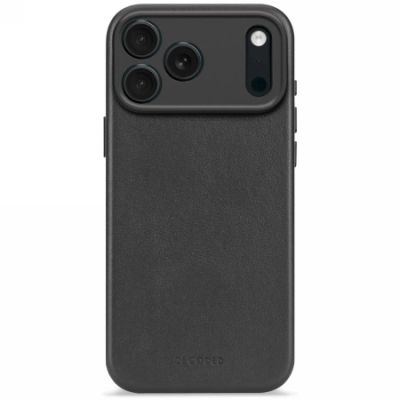 Decoded Leather Backcover MagSafe case for iPhone 17 Pro Max - black