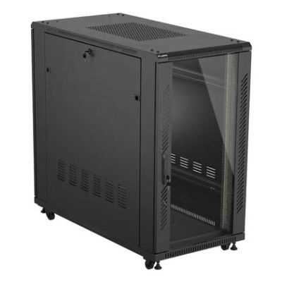 4. Lanberg FF01-6222-12B 22U Rack Freestanding Rack Black