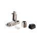 2. Equip 121172 RJ-45 Plug Black, Stainless Steel