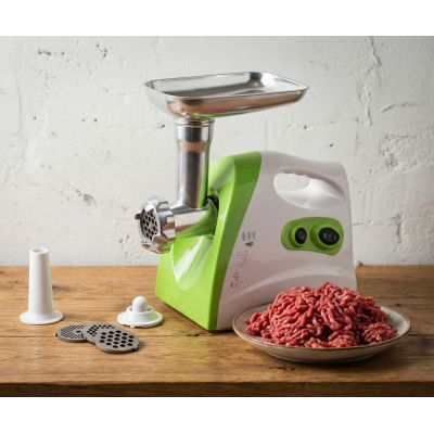 7. Esperanza Meatball EKM012G meat grinder (600W; white, green)