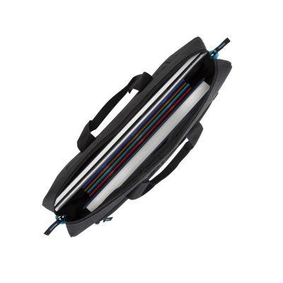 6. Rivacase Regent 8058 43.9 cm (17.3") Messenger Case Black, Cyan