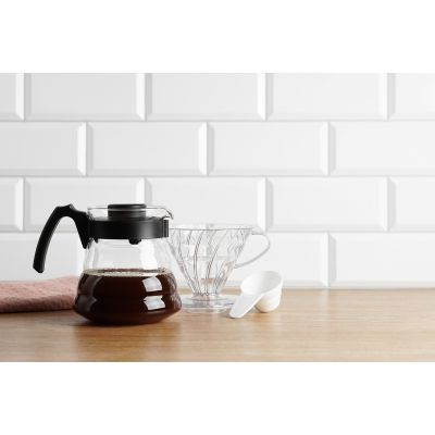5. Hario Plastic Drip V60-02 - Clear