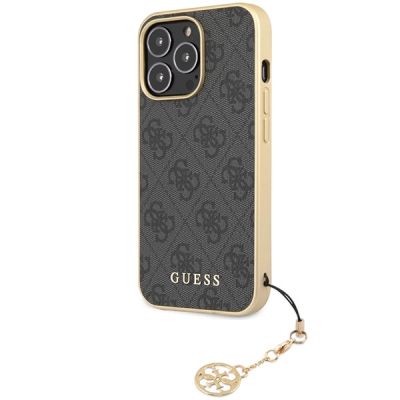 2. Guess 4G Charms Collection case for iPhone 14 Pro Max - gray