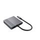 2. GEMBIRD MULTI ADAPTER USB TYPE-C 3 IN 1 (USB PORT + HDMI + PD), COLOR GRAY