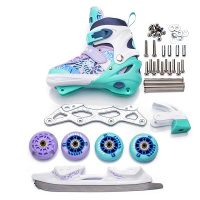 20. Meteor 4in1 Blueberry S 30-33 skates 24383