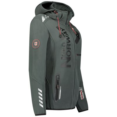 2. Geographical Norway softshell jacket (WU8088F/GN D.GREY/BLACK)