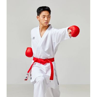 12. Karate gloves - Mitts 2 RED WKF | MOOTO