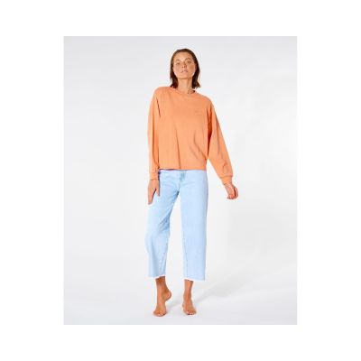 2. RIP CURL Icons Of Surf Crew sweatshirt - coral