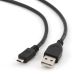 GEMBIRD CCP-MUSB2-AMBM-6 cable (USB M - Micro USB M; 1.8m; black)