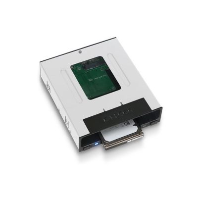 10. Icy Dock MB795SP-B panel drive bay 2.5/3.5" Storage drive tray Black