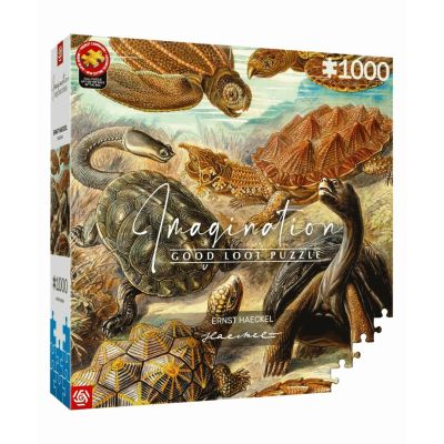 Good Loot Imagination Puzzle: Ernst Haeckel Chelonia - Sea Turtles, 1000 pieces