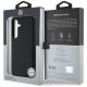 8. Mercedes Leather Horizontal Debossed Curves MagSafe Case for Samsung Galaxy S25 - Black